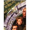 Image 2 : STARGATE SG-1 CAST SIGNED POSTER w/ AMANDA TAPPING, RICHARD DEAN ANDERSON, CHRISTOPHER JUDGE
