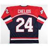 Image 1 : CHRIS CHELIOS SIGNED USA PRO STYLE JERSEY (BECKETT COA)