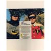 Image 2 : ADAM WEST & BURT WARD SIGNED BATMAN & ROBIN PHOTO (REAL AUTHENTIC COA)
