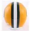 Image 4 : ALLEN LAZARD SIGNED PACKERS FULL-SIZE REPLICA HELMET (JSA COA)