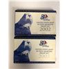 Image 1 : 2002 & 2003 UNITED STATES MINT 50 STATE QUARTERS PROOF SETS
