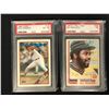 Image 1 : 1980s GRADED BASEBALL CARD LOT (GOSSAGE/ MADLOCK)