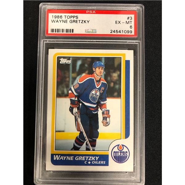 1986 TOPPS #3 WAYNE GRETZKY (EX-MT 6)