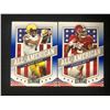 Image 1 : 2021 Leaf Draft Football Rookies All American (Devonta Smith/ Ja'Marr Chase)