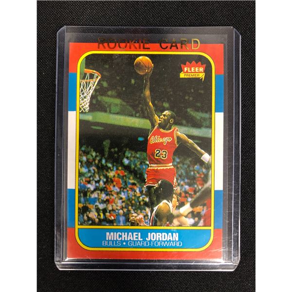 1986 Fleer Michael Jordan #57 Reprint RC