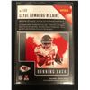 Image 2 : 2020 PANINI ABSOLUTE FOOTBALL #1-CEH CLYDE EDWARDS-HELAIRE INTRODUCTIONS