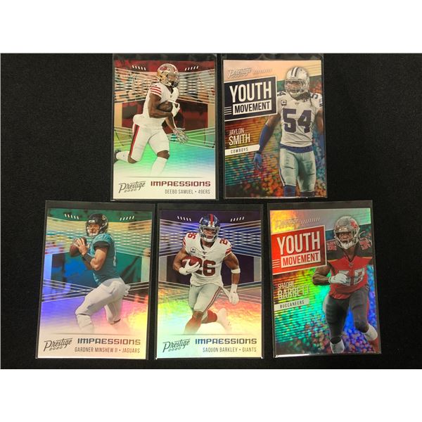 PRESTIGE 2020 FOOTBALL CARD LOT