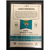 Image 2 : 2020 PANINI CHRONICLES FOOTBALL #PA-9 JAMES ROBINSON RC