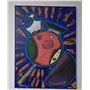 Image 1 : A.Martinez - OIL ON CANVAS PAINTING / ABSTRACT / VERY RARE