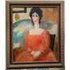 Image 1 : Manner of Amedeo Modigliani - Antique Oil Canvas Painting. Russian Provenance