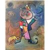Image 1 : Spanish Master Joan Miró: Oil canvas painting "manner of" Signed - RARE