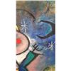 Image 2 : Spanish Master Joan Miró: Oil canvas painting "manner of" Signed - RARE