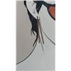 Image 3 : Patrick Nagel Silkscreen / Unique Piece " Woman with Sunglasses - COA