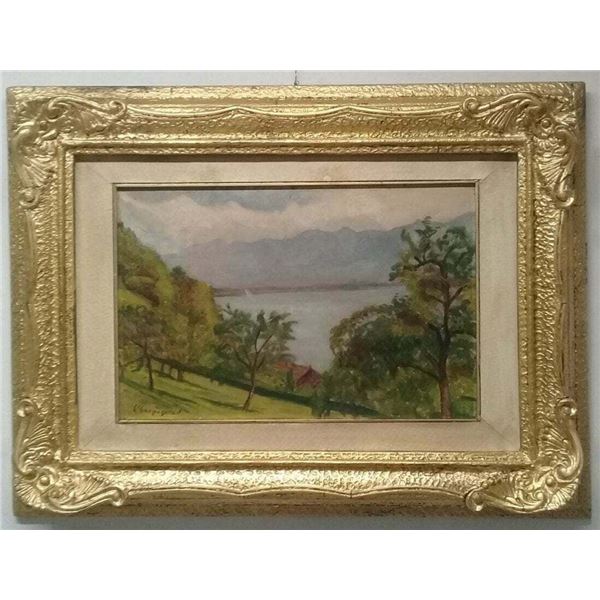 Unknown Signed - Oil landscape - SUPER RARE / A1