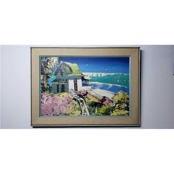 Amazing Américan Contemporary Master - Oil Canvas Painting / Landscape /