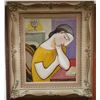Image 1 : Pablo Picasso (1881 - 1973) Spanish Portrait - Framed & Signed / Amazing Piece