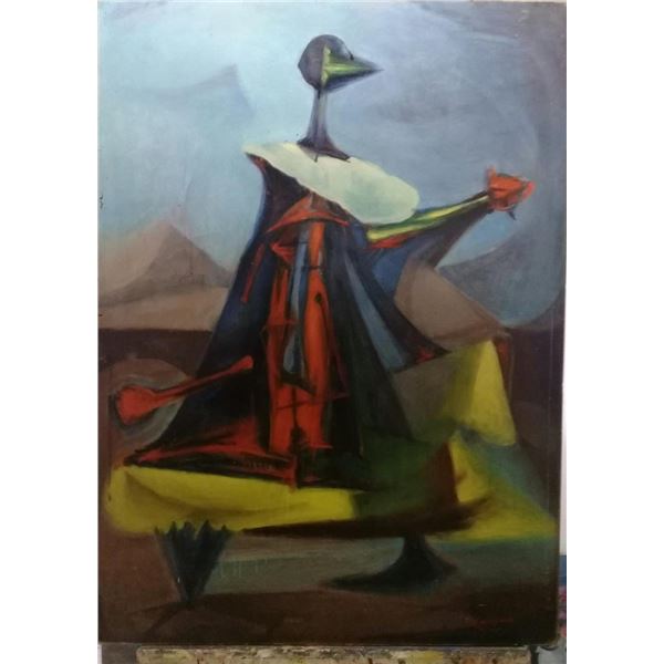 Contemporary Master: Julian Alangua - Spanish master, Oil Canvas painting