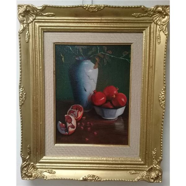 French, Odilon Redon - Still Life - Oil canvas painting / Super Rare
