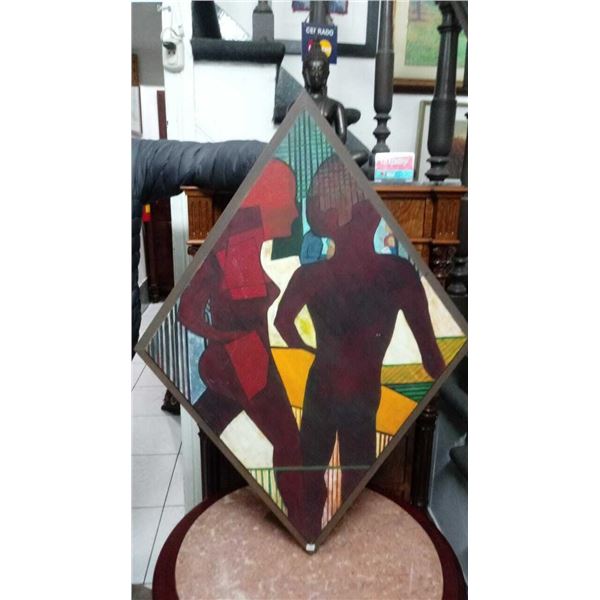 Teresa Mestres Planas (1927-2011) Oil canvas painting