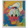 Image 1 : PETER MAX - "Donald" - Acrylic Cardboard signed