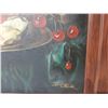 Image 2 : Beautiful Still Life Painting by SANTA MARIA , Signed / Oil Canvas