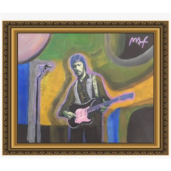 American Master Peter Max 2007 (Mixed Media) Oil & cardboard