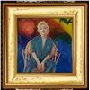 Image 1 : American Pop Master - PETER MAX- "Marilyn Monroe" / Acrylic painted Cardboard