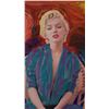 Image 3 : American Pop Master - PETER MAX- "Marilyn Monroe" / Acrylic painted Cardboard