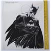 Image 3 : Lot # 31: BATMAN (1989) - Hand-Drawn and Signed Jerry Ordway Comic Book Adaptation Display Artwork