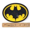 Image 4 : Lot # 32: BATMAN (1989) - Batman's (Michael Keaton) Screen-Matched Bullet-Hit Chest Emblem