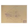 Image 10 : Lot # 45: BROKEN ARROW (1996) - B-3 Stealth Bomber Model Miniature with Mounted Blueprints