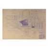 Image 11 : Lot # 45: BROKEN ARROW (1996) - B-3 Stealth Bomber Model Miniature with Mounted Blueprints