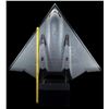 Image 17 : Lot # 45: BROKEN ARROW (1996) - B-3 Stealth Bomber Model Miniature with Mounted Blueprints