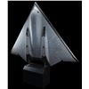 Image 3 : Lot # 45: BROKEN ARROW (1996) - B-3 Stealth Bomber Model Miniature with Mounted Blueprints