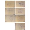 Image 9 : Lot # 45: BROKEN ARROW (1996) - B-3 Stealth Bomber Model Miniature with Mounted Blueprints