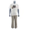 Image 1 : Lot # 81: FORREST GUMP (1994) - Forrest Gump's (Tom Hanks) Nike Running Shirt and Khaki Pants