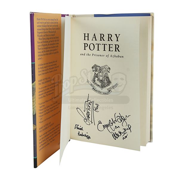 Lot # 102: HARRY POTTER AND THE PRISONER OF AZKABAN (2004) - Daniel Radcliffe and Cast Autographed B