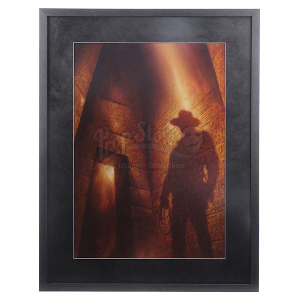 Lot # 125: INDIANA JONES SERIES (1981 - 2008) - Hand-Painted Leo Leibelman  Indiana Jones and the Ad