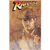 Image 3 : Lot # 129: RAIDERS OF THE LOST ARK (1981) - Harrison Ford-Signed Rolled One-Sheet