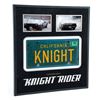 Image 3 : Lot # 159: KNIGHT RIDER (T.V. SERIES, 1982 - 1986) - Framed KITT License Plate Display