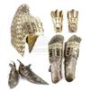 Image 1 : Lot # 164: LEGEND (1985) - Jack's (Tom Cruise) Armor Components and Shoes