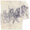 Image 3 : Lot # 173: THE LORD OF THE RINGS FRANCHISE -  Hand-Drawn Brothers Hildebrandt Hobbits Sketch