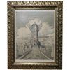 Image 1 : Lot # 174: THE LORD OF THE RINGS FRANCHISE -  Hand-Drawn Brothers Hildebrandt Tower of Orthanc Sketc
