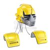 Image 2 : Lot # 193: MORTAL KOMBAT: ANNIHILATION (1997) - Cyrax's (J.J. Perry) Helmet and Shoulder Guards