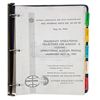 Image 26 : Lot # 278: APOLLO 11 MOON LANDING (1969) - Colin Cantwell's NASA/CBS Flight Plan Manual