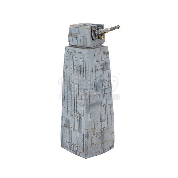 Lot # 322: STAR WARS - EP VI - RETURN OF THE JEDI (1983) - Death Star Gun Tower Model Miniature