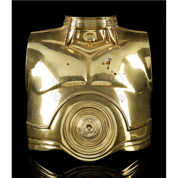 Lot # 341: STAR WARS: STAR TOURS (1987 - 2020) - C-3PO Chest Plate