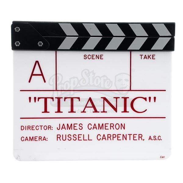 Lot # 380: TITANIC (1997) - "A" Camera Clapperboard