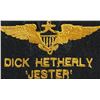 Image 3 : Lot # 385: TOP GUN (1986) - Dick "Jester" Hetherly (Michael Ironside) Flight Suit Name Patch