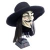 Image 2 : Lot # 403: V FOR VENDETTA (2005) - Crowd Member's V Mask, Hat, and Wig
